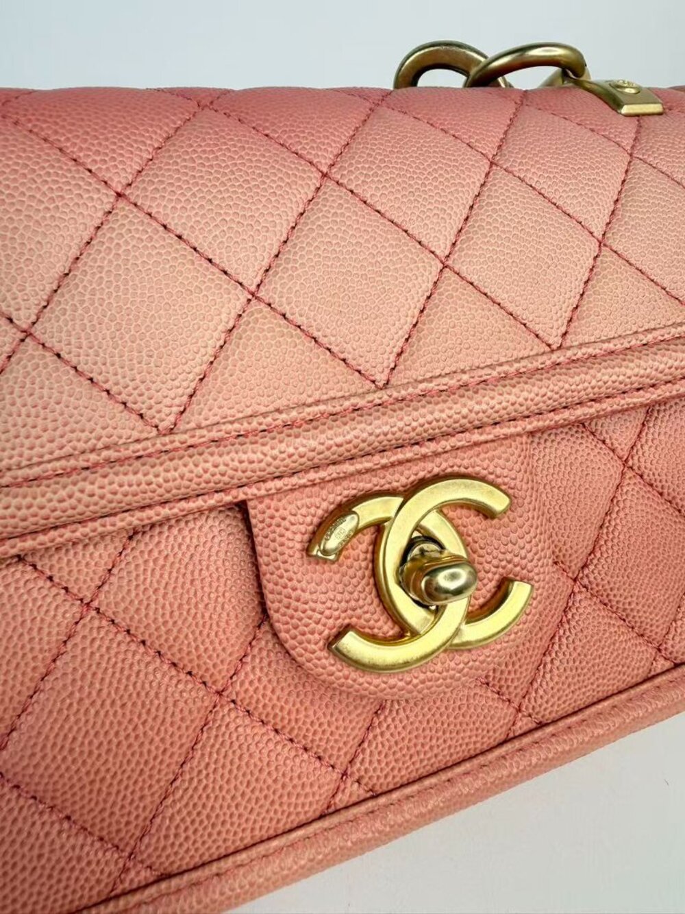 Chanel 19 Small Quilted Caviar Leather Flap Shoulder Crossbody Bag - Picture 9 of 13